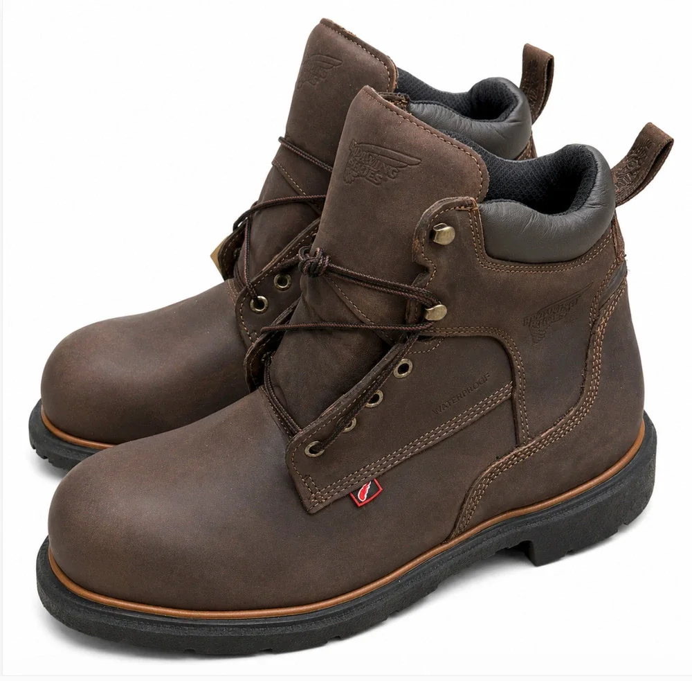 RED WING 4404 DYNAFORCE 6-INCH INSULATED WATERPROOF SAFETY TOE BOOTS SZ 9.5 EE